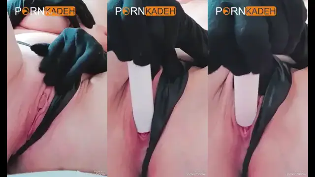 فیلم خودارضایی و بدن نمایی دختر حشری با کص صورتی