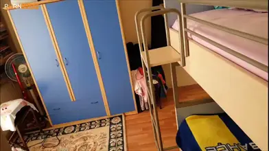 فیلم دوربین مخفی از لخت شدن و لباس پوشیدن دختر دانشجو