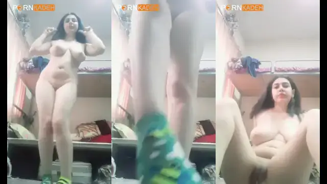 فیلم خودارضایی و نمایش بدن لخت دختر دانشجوی سکسی تو خوابگاه